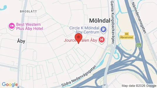 Apartments for rent i Mölndal - kort over placeringen