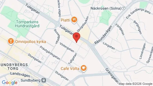 Apartments for rent i Sundbyberg - kort over placeringen