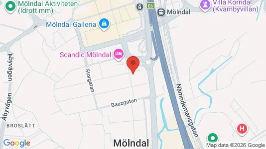 Apartments for rent i Mölndal - kort over placeringen