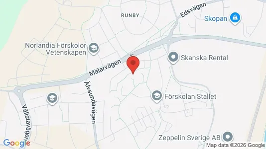 Apartments for rent i Upplands Väsby - kort over placeringen