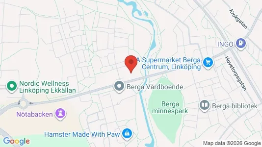 Apartments for rent i Linköping - kort over placeringen