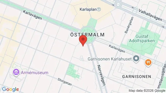 Apartments for rent i Östermalm - kort over placeringen
