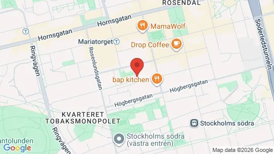 Apartments for rent i Södermalm - kort over placeringen