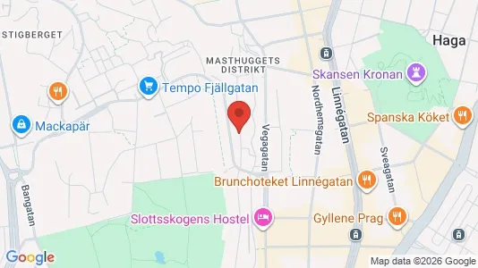 Apartments for rent i Gothenburg City Centre - kort over placeringen