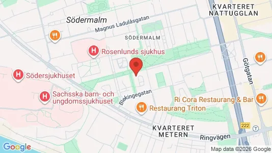 Apartments for rent i Södermalm - kort over placeringen
