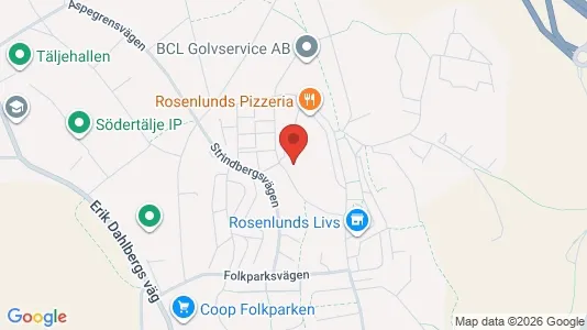 Apartments for rent i Södertälje - kort over placeringen