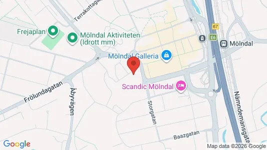 Apartments for rent i Mölndal - kort over placeringen