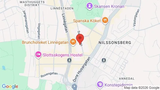 Apartments for rent i Gothenburg City Centre - kort over placeringen