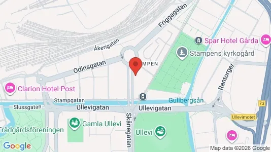 Apartments for rent i Gothenburg City Centre - kort over placeringen