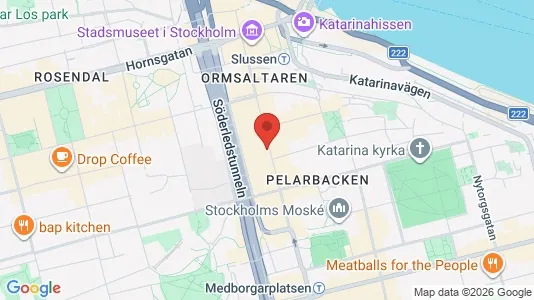 Apartments for rent i Södermalm - kort over placeringen