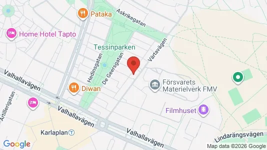 Apartments for rent i Gärdet/Djurgården - kort over placeringen
