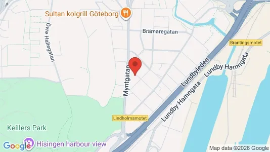 Apartments for rent i Lundby - kort over placeringen