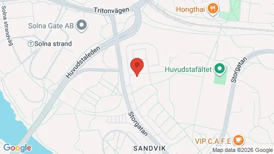 Apartments for rent i Solna - kort over placeringen