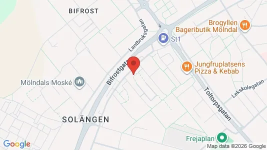 Apartments for rent i Mölndal - kort over placeringen