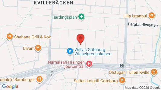 Apartments for rent i Lundby - kort over placeringen