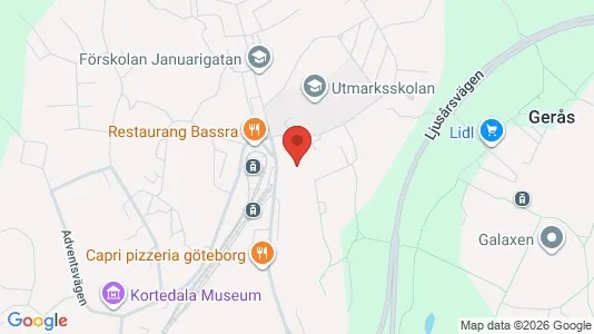Apartments for rent i Gothenburg East - kort over placeringen