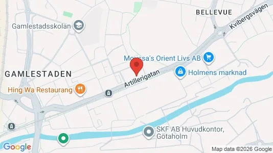 Apartments for rent i Gothenburg East - kort over placeringen