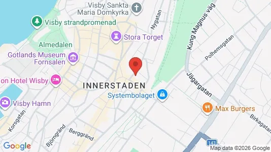 Apartments for rent i Gotland - kort over placeringen