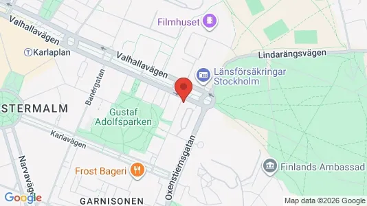 Apartments for rent i Östermalm - kort over placeringen