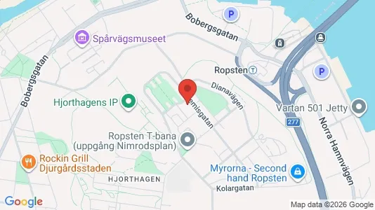 Apartments for rent i Gärdet/Djurgården - kort over placeringen