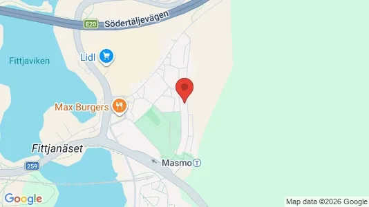 Apartments for rent i Huddinge - kort over placeringen
