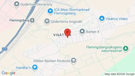 Apartments for rent i Huddinge - kort over placeringen