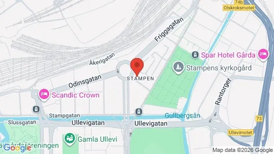 Apartments for rent i Gothenburg City Centre - kort over placeringen