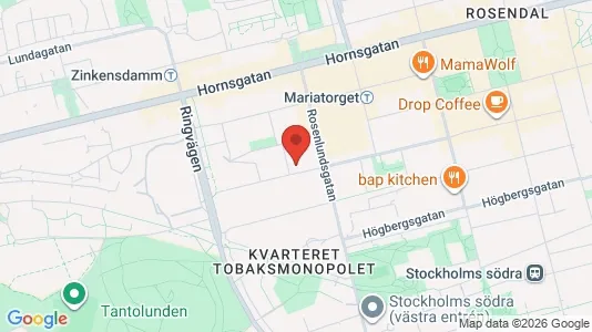 Apartments for rent i Södermalm - kort over placeringen