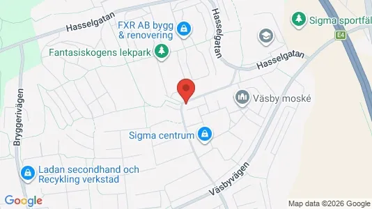 Apartments for rent i Upplands Väsby - kort over placeringen