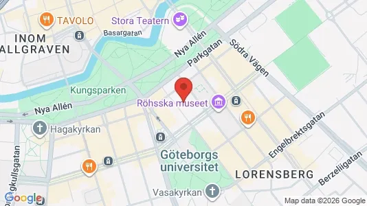 Apartments for rent i Gothenburg City Centre - kort over placeringen