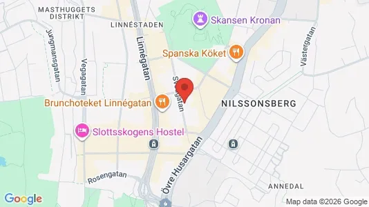 Apartments for rent i Gothenburg City Centre - kort over placeringen