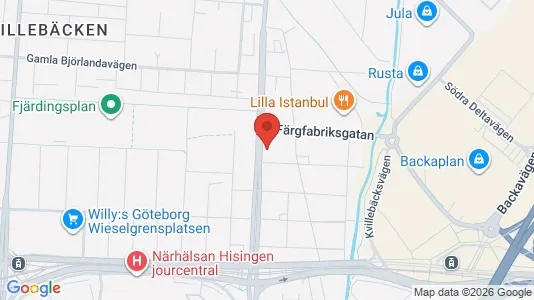 Apartments for rent i Lundby - kort over placeringen