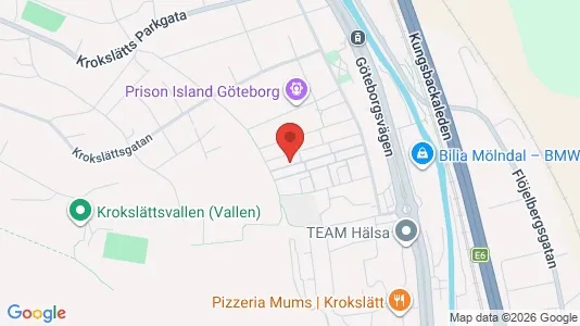 Apartments for rent i Mölndal - kort over placeringen