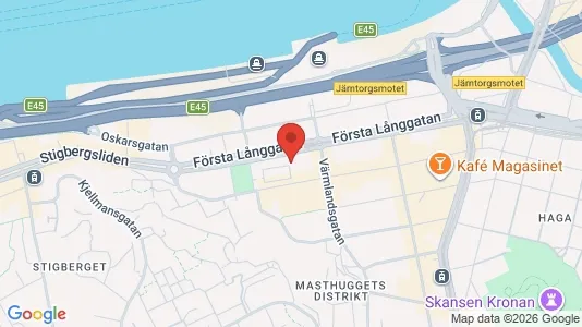 Apartments for rent i Gothenburg City Centre - kort over placeringen