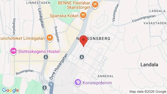 Apartments for rent i Gothenburg City Centre - kort over placeringen