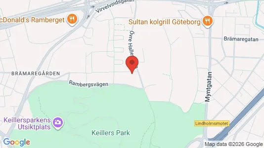 Apartments for rent i Lundby - kort over placeringen