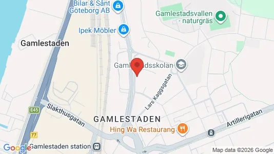 Apartments for rent i Gothenburg East - kort over placeringen