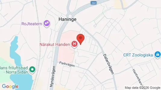 Apartments for rent i Haninge - kort over placeringen