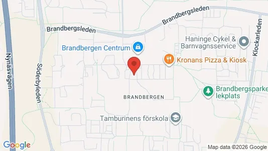 Apartments for rent i Haninge - kort over placeringen