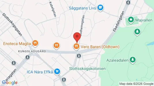 Apartments for rent i Majorna-Linné - kort over placeringen