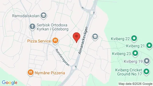 Apartments for rent i Gothenburg East - kort over placeringen