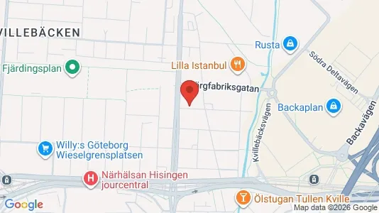 Apartments for rent i Lundby - kort over placeringen