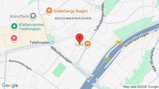 Apartments for rent i Stockholm South - kort over placeringen