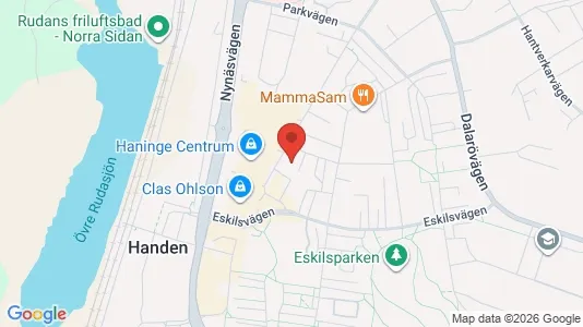 Apartments for rent i Haninge - kort over placeringen