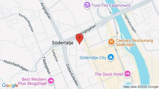 Apartments for rent i Södertälje - kort over placeringen