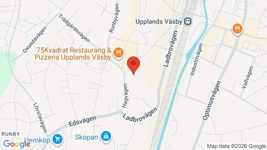 Apartments for rent i Upplands Väsby - kort over placeringen