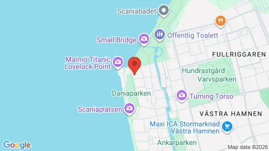 Apartments for rent i Malmö City - kort over placeringen