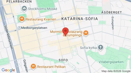 Apartments for rent i Södermalm - kort over placeringen