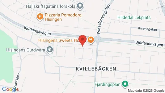 Apartments for rent i Lundby - kort over placeringen