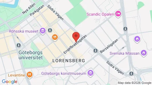 Apartments for rent i Gothenburg City Centre - kort over placeringen